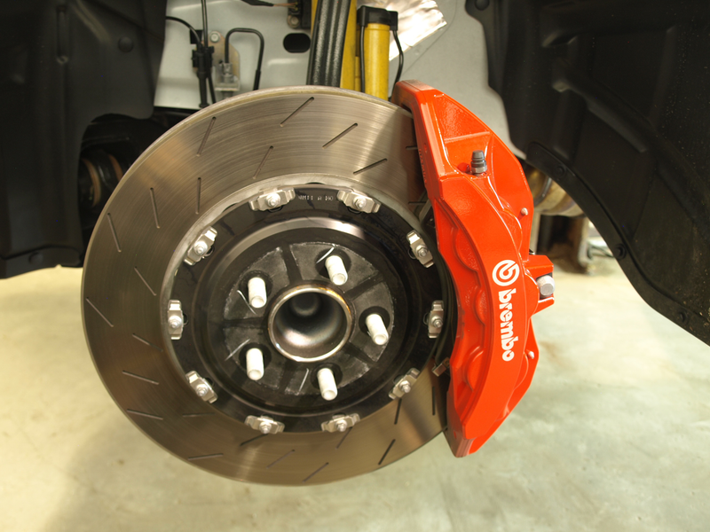 Factory Hellcat front Brake caliper and rotor